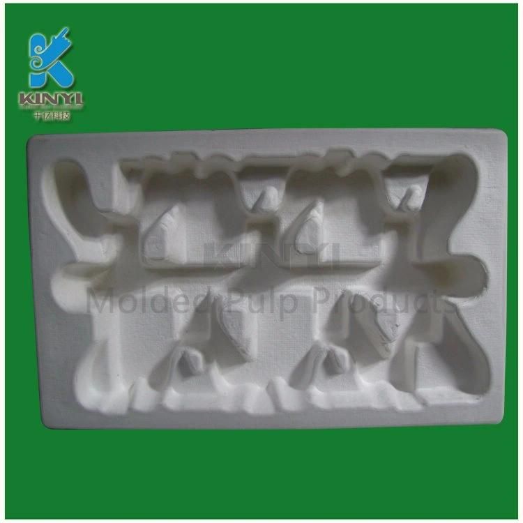 Customized Pulp Paper Mould Packaging Product Insert Tray for Device