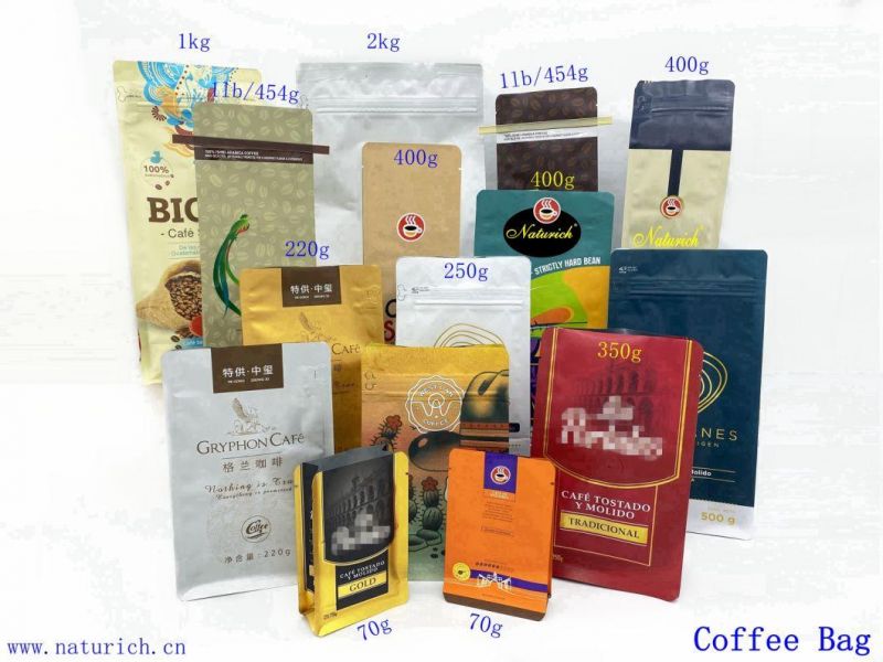 All Kinds of 1/2lb 1lb 2lb Coffee Bags