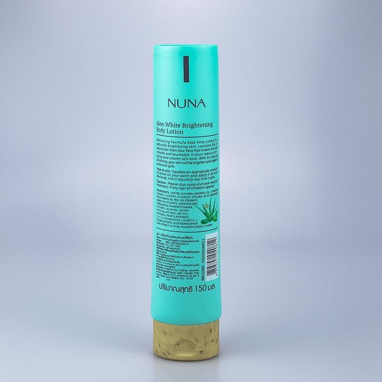 D40 Oval Tube with Water Transfer Printing Flip Top Cap for Face Cream Cosmetic Skin Packaging