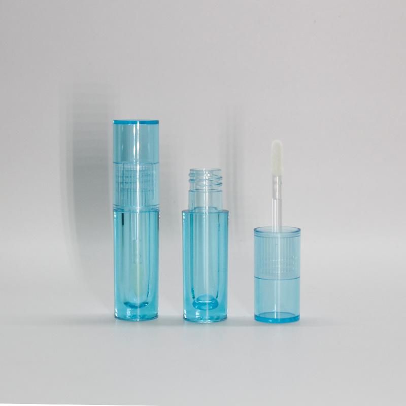 3ml Lipgloss Tube Cylindrical Lipgloss Container Cosmetic Container with Brush