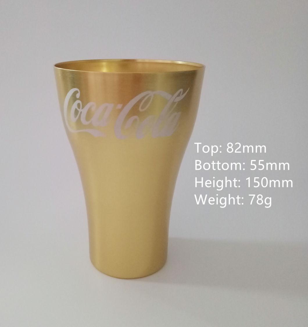 Customized Aluminum Cup and Aluminum Straw