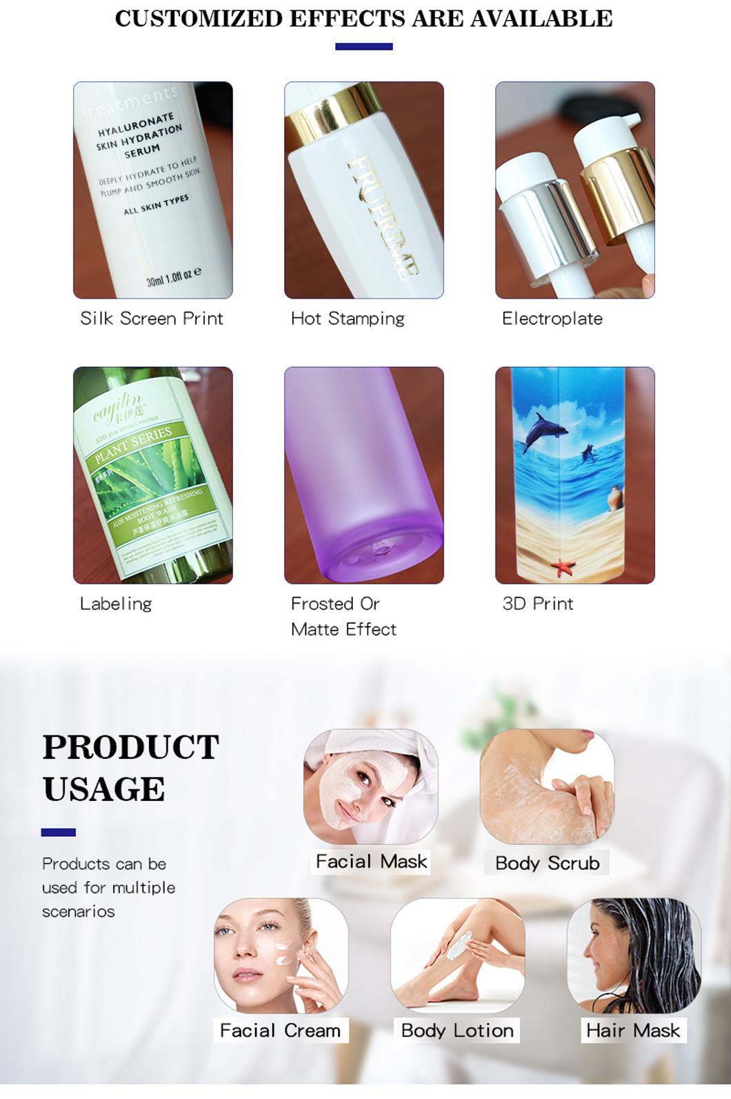 OEM/0dm Pet Plastic Cosmetic Cream Container Jar with Good Production Line