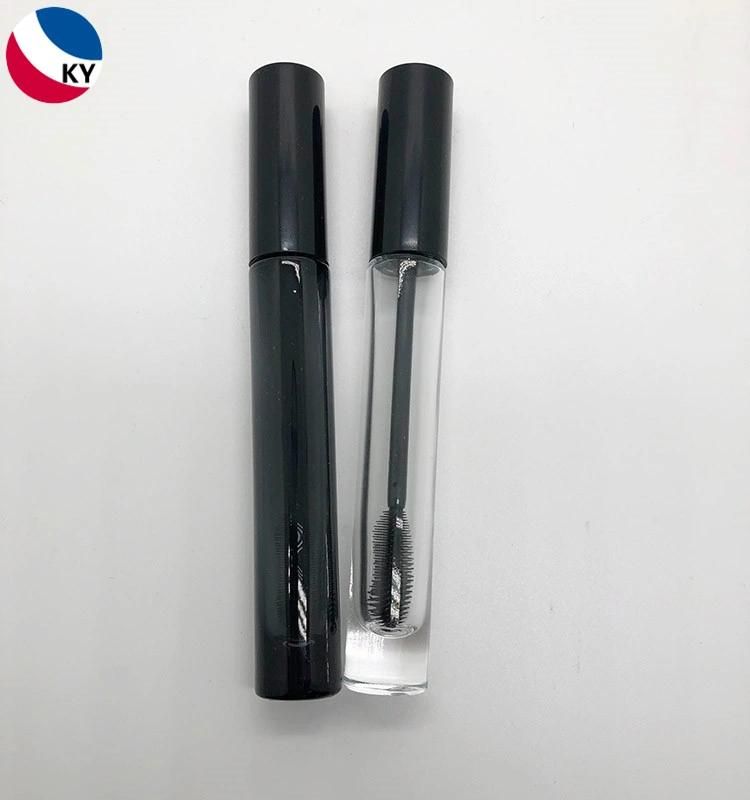 10ml Black Brush Cap Eyelash Serum Tube Glass Mascara Bottle