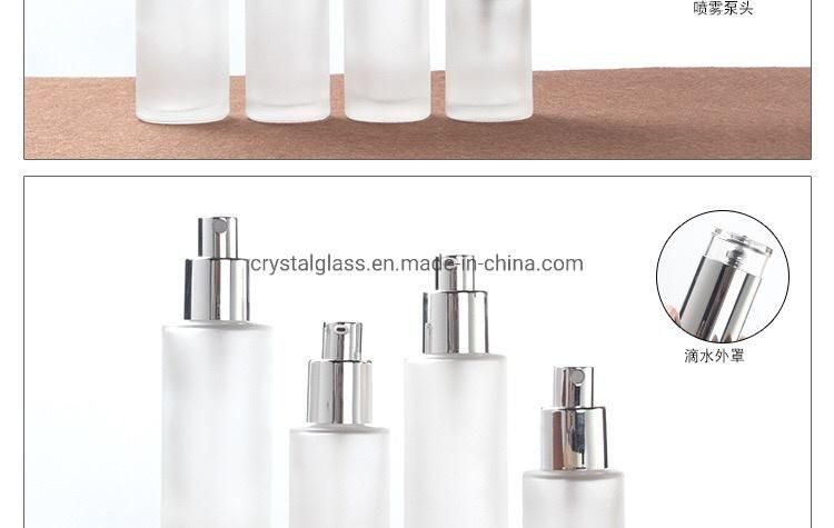 20ml 30ml 40ml 60ml 80ml 100ml 120ml Travel Lotion Bottles with Silver Caps