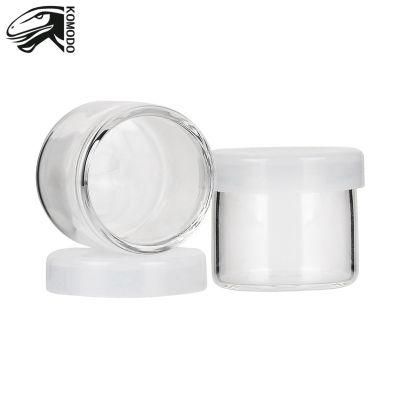 OEM 6ml Glass Storage Jar with Plastic Cap