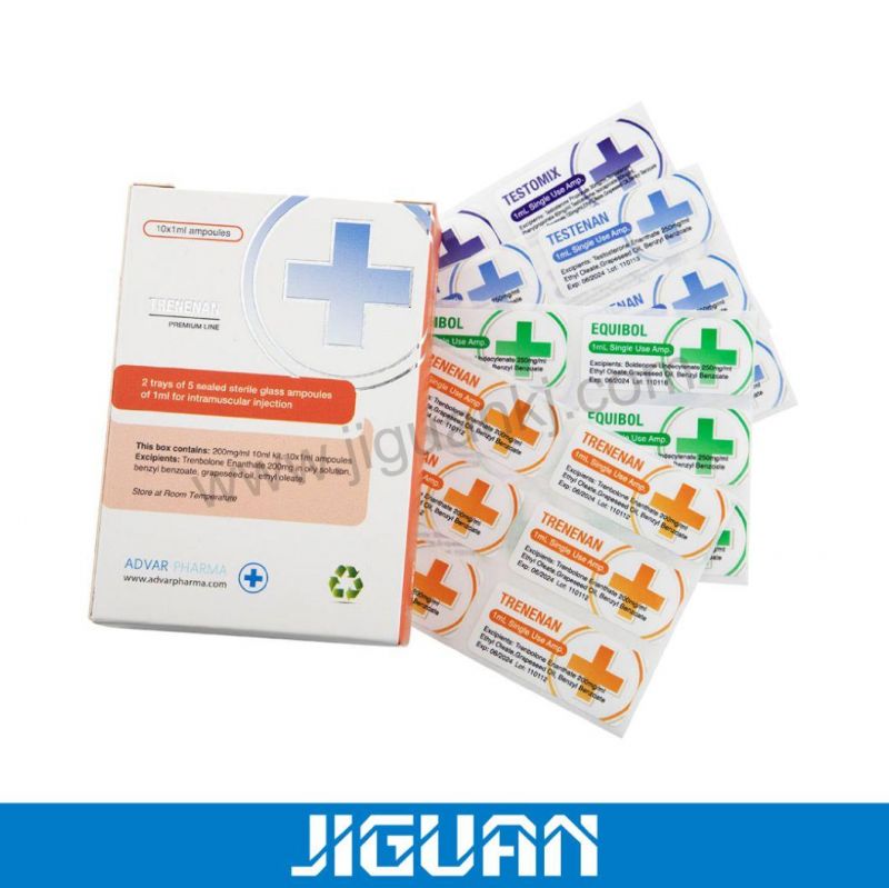 Customized 10 Ml Hologram Pharmaceutical Vial Box
