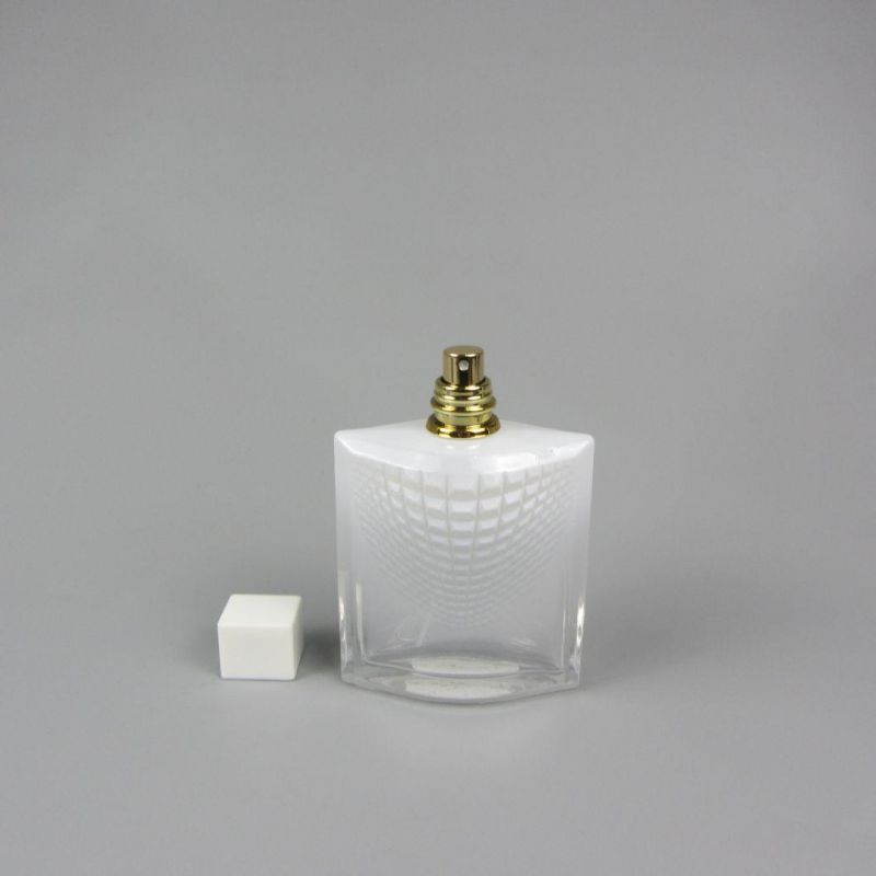 Luxury Unique Perfume Bottles Rectangle Bottle Perfume Glass Bottles 100ml