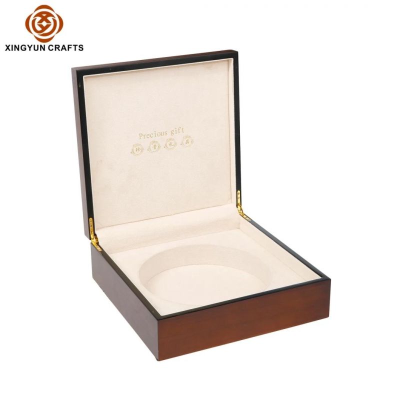 Professional Leatherette Coin Collection Box Customized Wood Medal Packaging Box