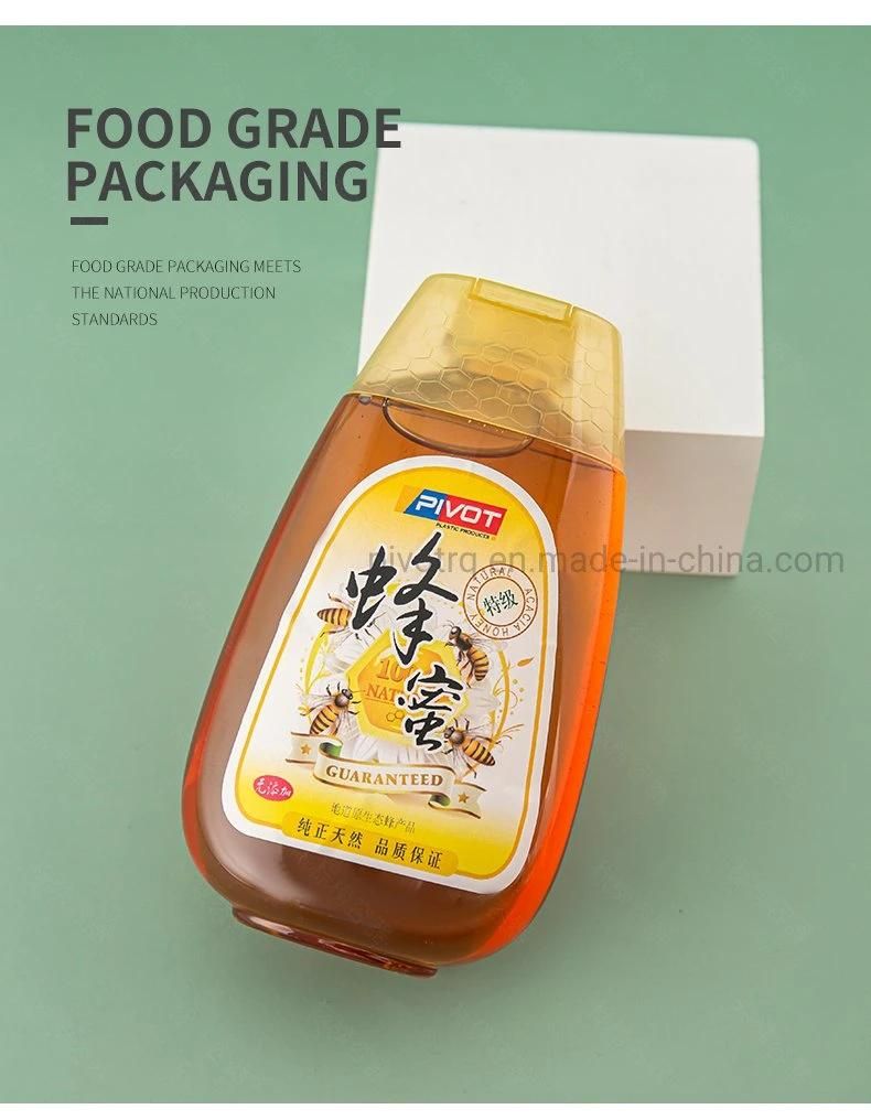 500g Honey Packaging Bottle with Silicone Valve for Honey Jam Syrup