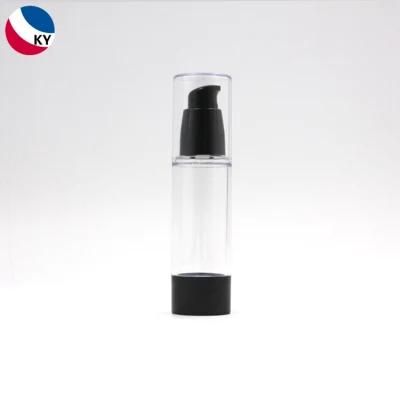 50ml Airless Lotion Clear Transparent Pump Bottle with Matte Color