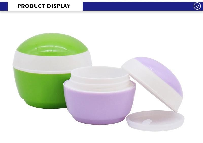 High Quality Green Purple 40g 60g Custom Logo Cream Jars