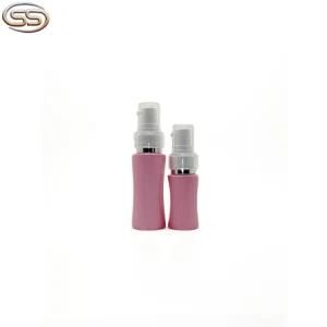 30ml 60ml Thin Waist Pet Blow Molding Bottles Set with Lotion Pump Cap