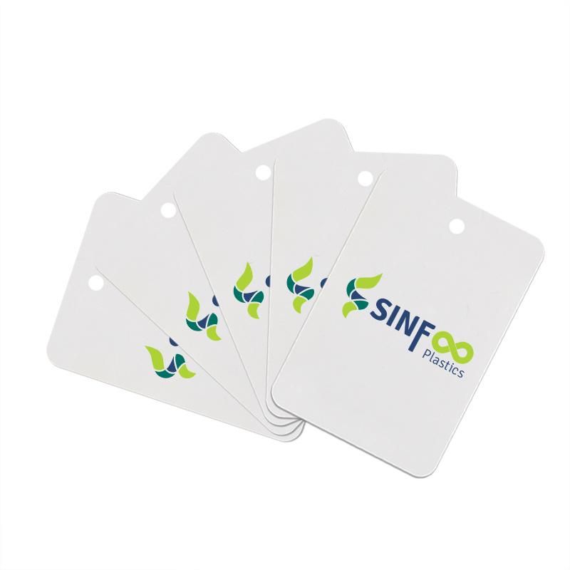 Custom Logo Printing Clothes Brand Paper Tag for Garment (5900-1)