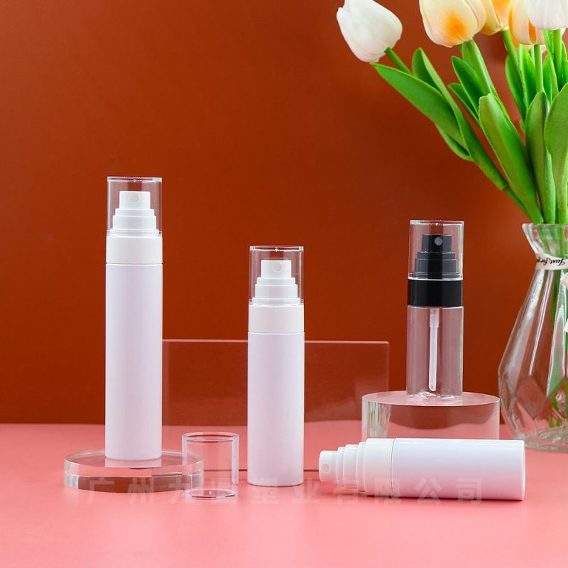 High Grade Fine Fog Pet Transparent Plastic Cosmetic Package 50ml 80ml 300ml 40ml 50ml 60ml 80ml Spray Bottle Factory