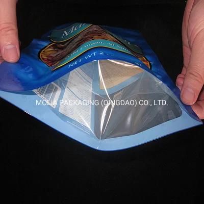 Moisture-Proof Laminated Aluminum Foil Ziplock Stand up Self Sealing Bag for Food