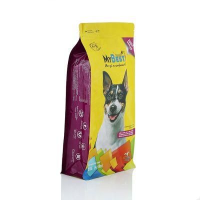 Top Zip Plastic Pet Food Bag Custom Food Packaging Bags