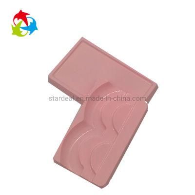 Cosmetic Pink Plastic Blister Packaging Eyelash Tray