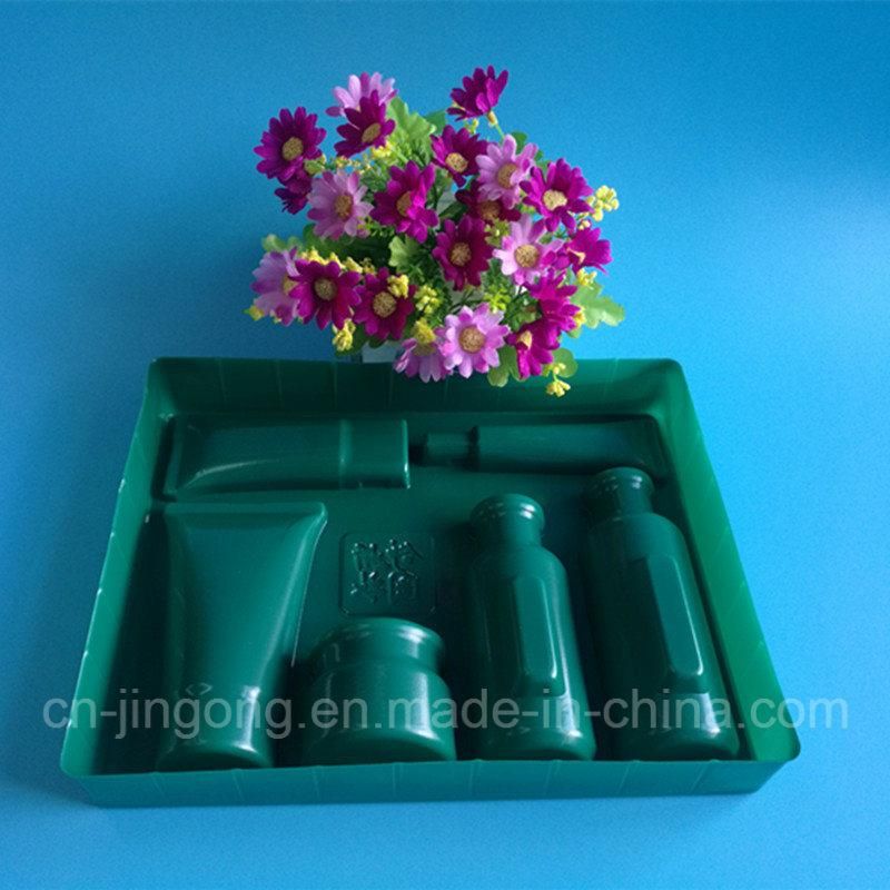 Dark Green Pet Cosmestic Insert Tray Plastic Tray