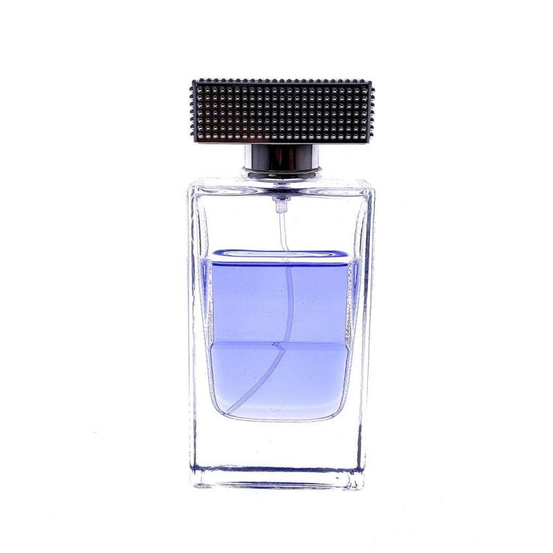 Custom Logo Mist Sprayer Perfume Bottle 60ml Clear Glass Crimping Neck Perfume Spray Bottle