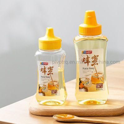 250g Plastic Honey Squeeze Bottle with Lids for Honey Package