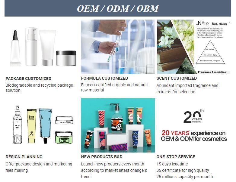 OEM Customized Color PE Ror PCR PLA Sugarcane Eco-Friendly Material Squeeze Cream Lotion Cosmetic Tubes