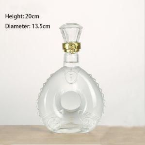 High Quality Round Shape Customized 500ml Glass Bottle Flint Glass Bottles