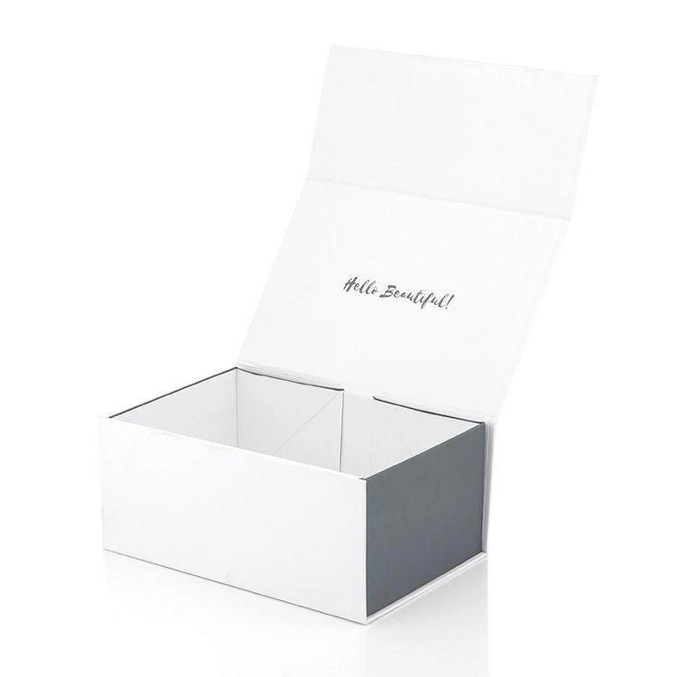 Wedding Favors Foldable Luxury White Box Magnetic Closure