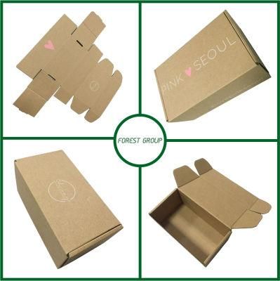 Custom Cmyk Printed Kraft Recycled Paper Packing Shipping Box, Corrugated Moving Box