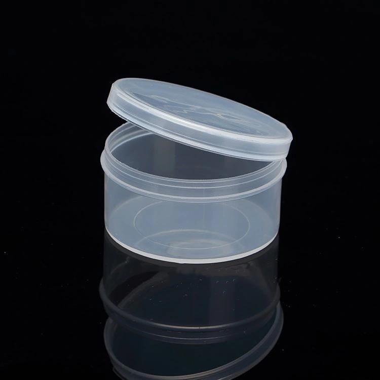 Round Earphone Plastic Organizer Box Small Clear Jewelry Beads Storage Containers