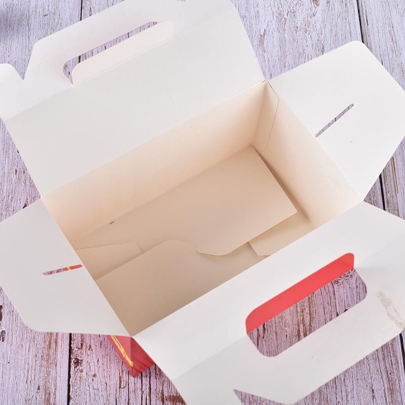 Wholesale Fast Food Handle Transport Delivery Snack Box Hot Dog Package Packaging Box
