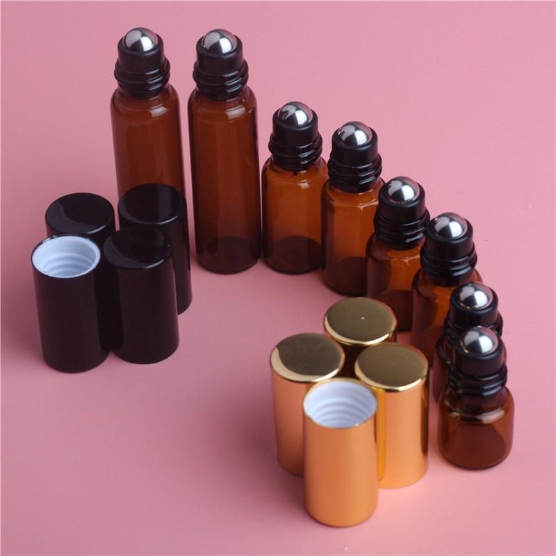 10ml Roll on Glass Perfume Bottle with Metal Roll Ball