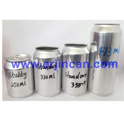 Standard Aluminum Cans Wholesale 355ml Container 12oz