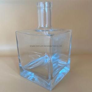 Thick Bottom 700ml/750ml Flat Square Bottles