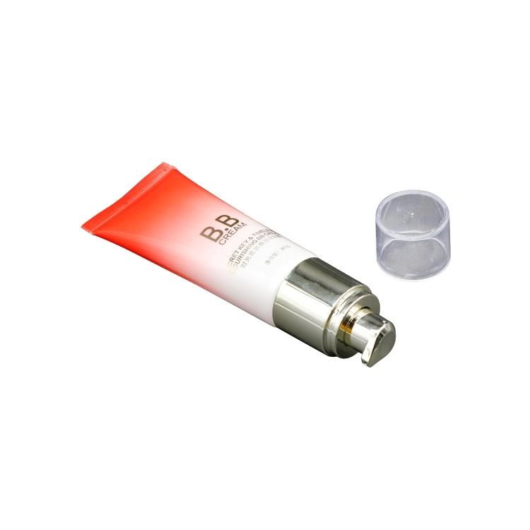 40g Plating Airless Pump Gradient Printing and Text Bronzing Bb and Cc Cream Tube