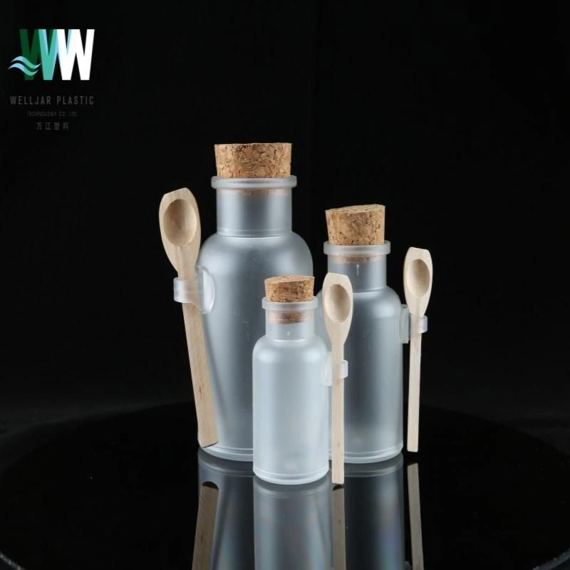 Cosmetic Bottle100g ABS Round Bath Salt Bottle