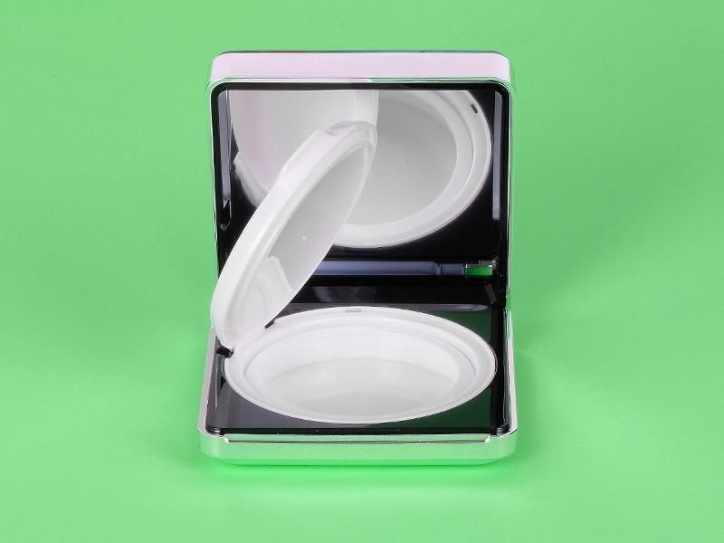 15g New Design Empty Compact Powder Cosmetic Air Bb Cushion Foundation Case with Mirror