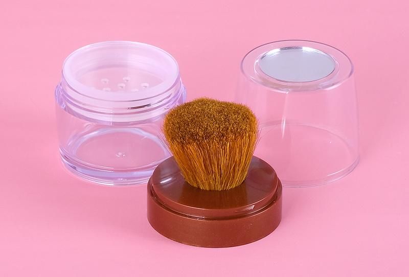 Hot High Quality 20g Face Finishing Loose Powder Foundation Case with brush