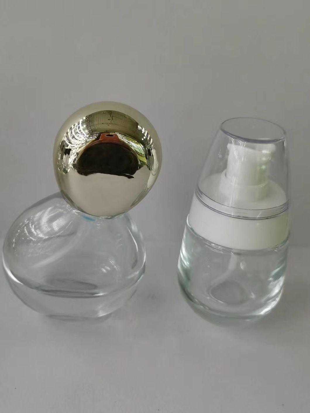 Ds015  Luxury Cosmetic Bottle Set Oz Glass Bottle Containers with Packaging Have Stock