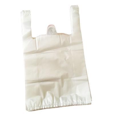 Wholesale Translucent Plastic Retail Bags Handle PE Shopping Bag