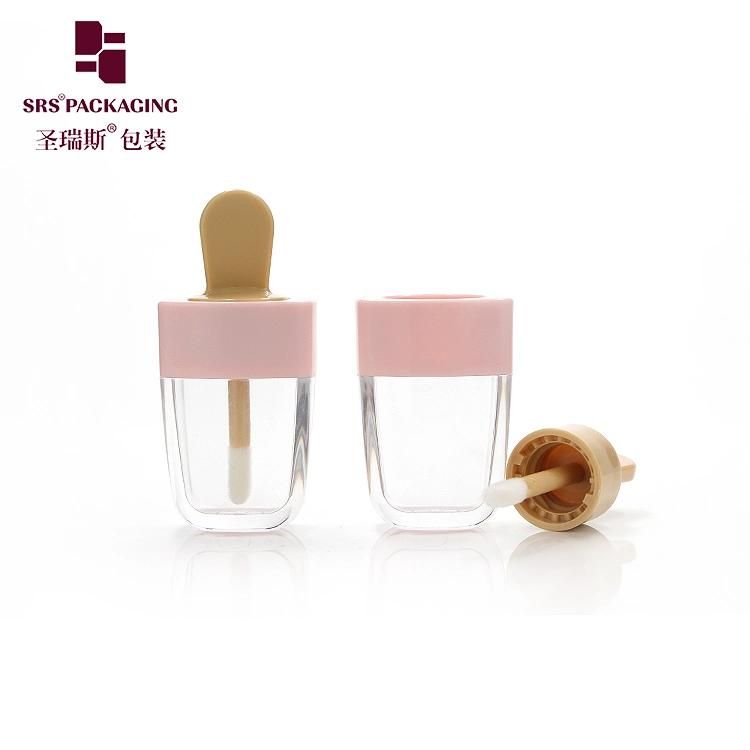 SRS packaging Wholesale Empty Cosmetic Mini Clear Color Pen/bottle/tube Cute Lipgloss/Lip Gloss Container