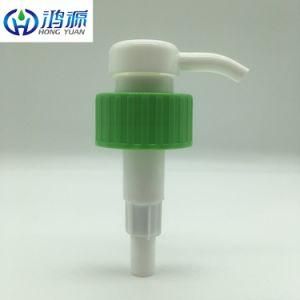 Plastic PP Hand Washing 38mm White Lotion Pumps Ribbed Screw Twist Pump