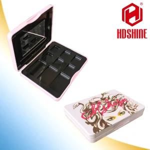 2017 New Metal Cosmetic Packaging Case Eyeshadow Palette Tin Box