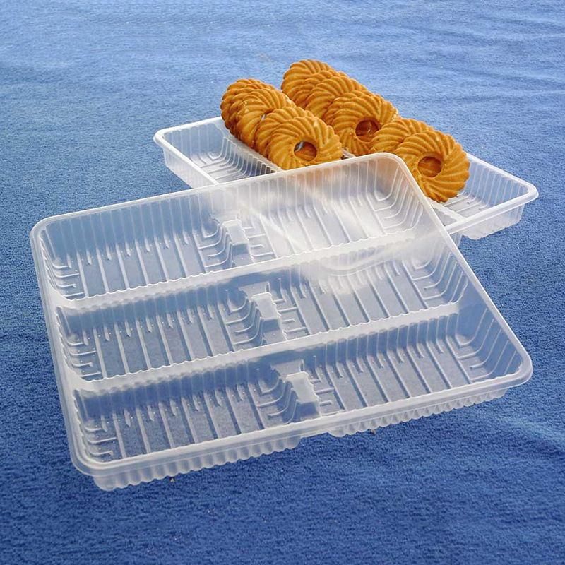 plastic tray for biscuit/disposable plastic cookie tray/disposable cookie tray