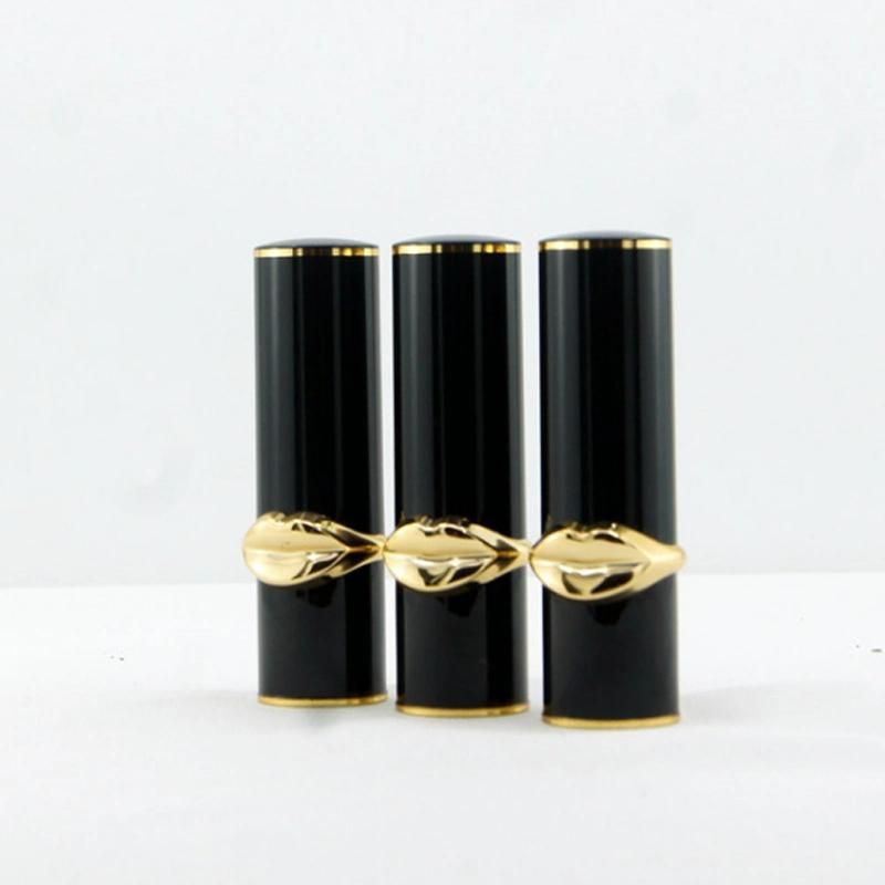 in Stock Ready to Ship Black Square Empty Design High Quality Lip Stick Tubes Empty Lip Stick Tube with Lip