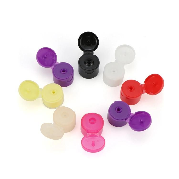 Screw Cap Plastic Lids 20mm 24mm 28mm Cosmetic Packaging Plastic Flip Top Cap