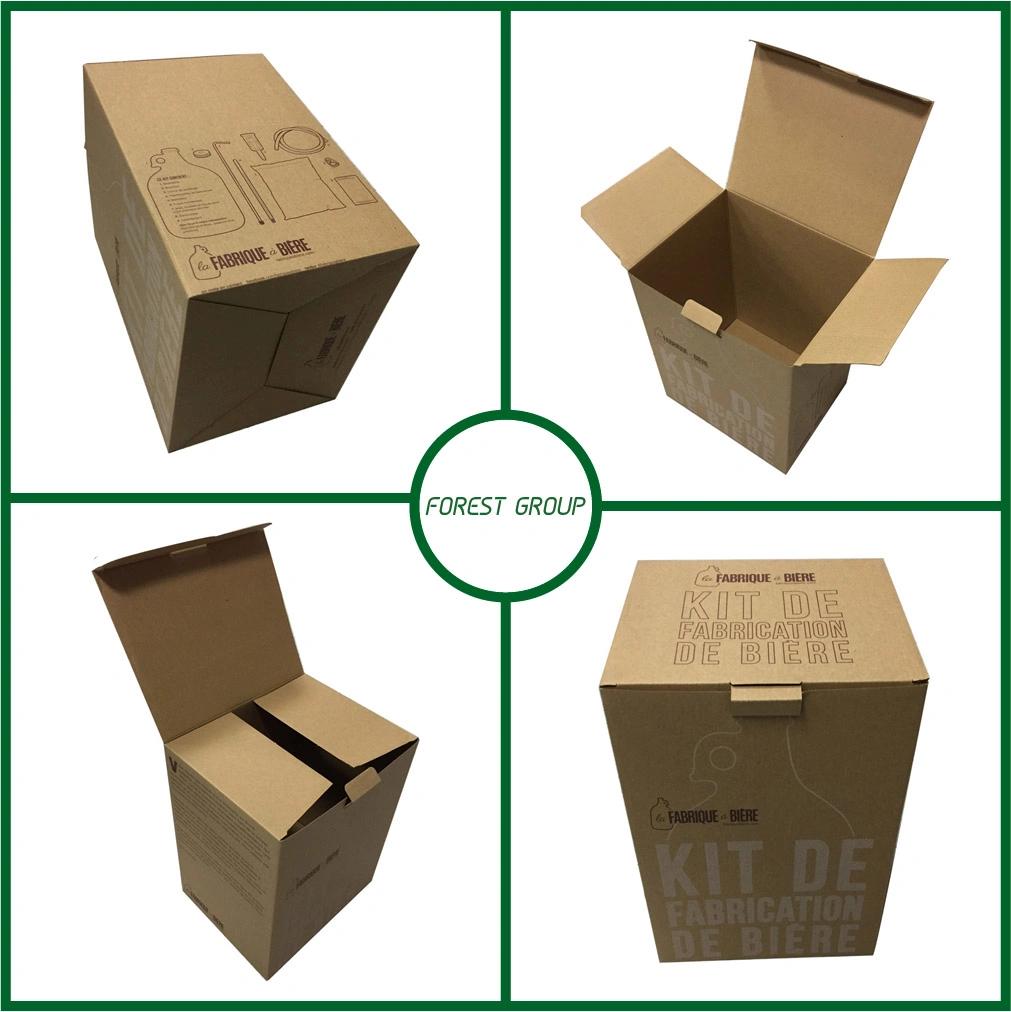 Natural or Brown Color Corrugated Box, Custom Shipping Box