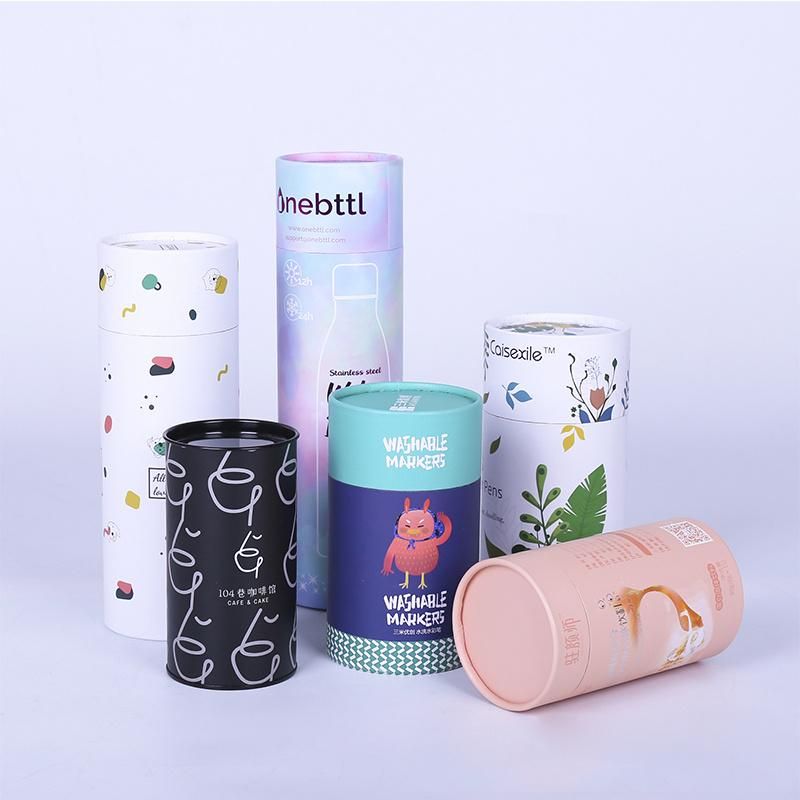 Custom 100% Recycled Biodegradable Cardboard Deodorant Stick Container Cosmetic Pakcaging Kraft Paper Tube