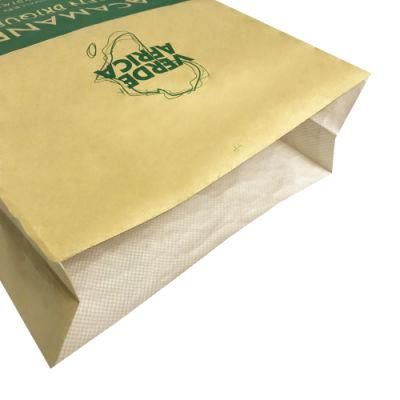 High Quality Charcoal Plastic Bag Kraft Paper PP Woven Bag