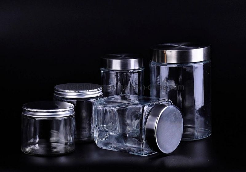 Food Grade Luxury Glass Small Bottom 100ml Glass Mini Jar