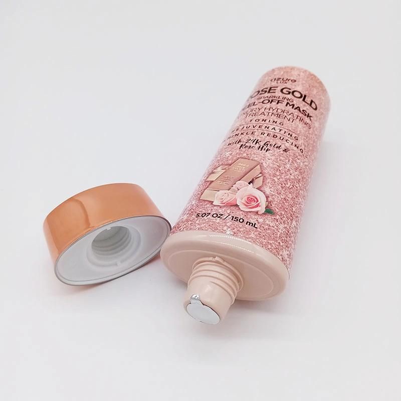 Plastic Cosmetic Tube Packaging for Facial Cleanser Screw Cover
